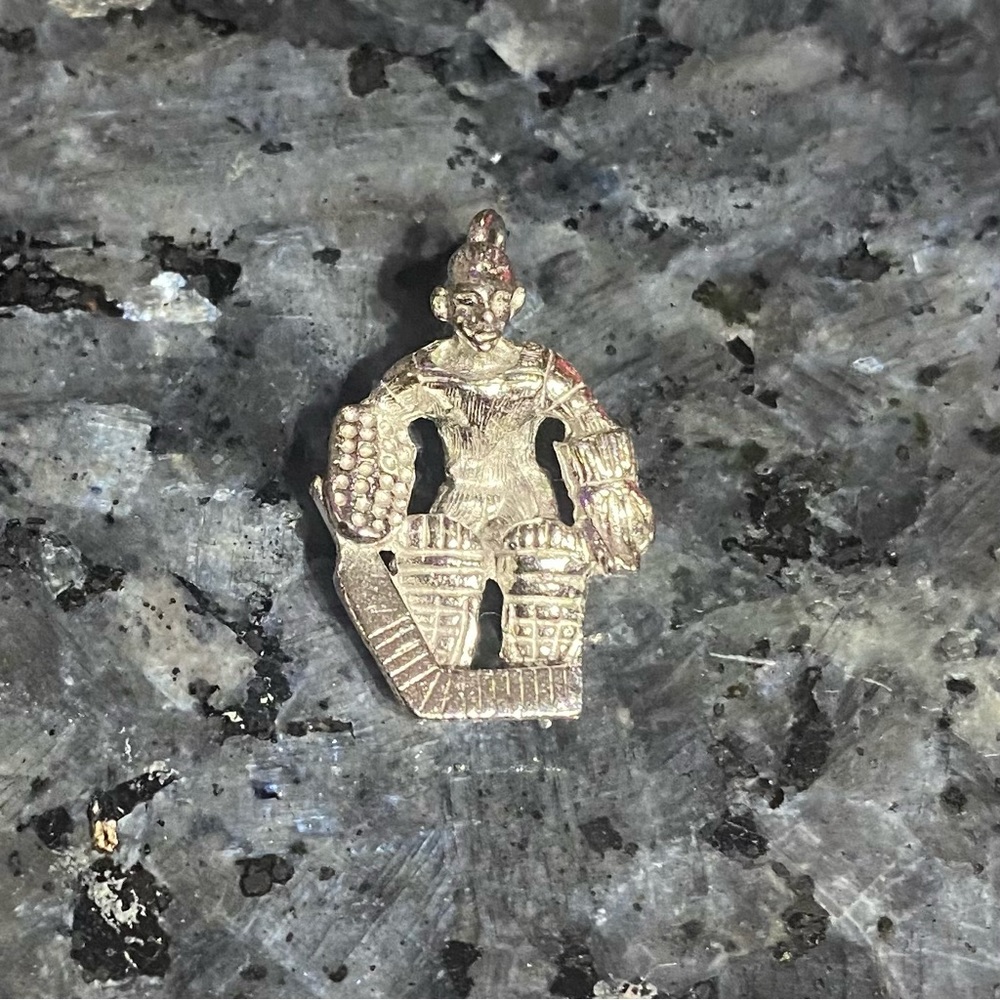 Vintage Sterling Silver Hockey Goalie Charm
